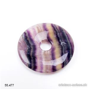 Fluorite arc-en-ciel, Donut 4 cm