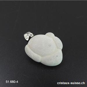 Pendentif Fairy stone PETIT ANGE avec boucle argent 925. Pièce unique
