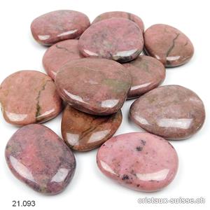 Rhodonite 4 cm, plate. Taille L - XL