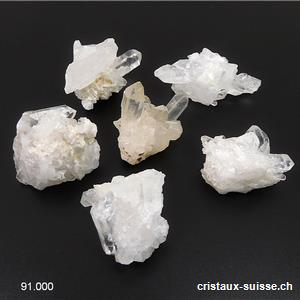 Cristal de Roche, petite druse du Tyrol 2,5 - 3 cm. Offre Spéciale