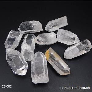 Cristal de Roche pointe brute 4 à 4,5 cm, 13 - 17 grammes