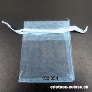 Sachet organza Bleu ciel 11,5 x 8,5 cm