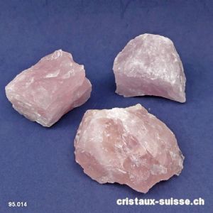 Quartz rose brut Extra 360 à 400 grammes