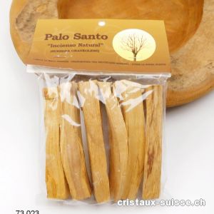 Bois PALO SANTO du Pérou 4 - 6 pièces / 70 à 80 grammes