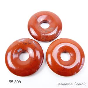 Jaspe rouge Donut 3 cm