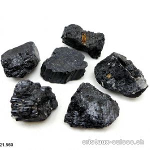 Tourmaline noire morceau brut env. 2,5 à 3,5 cm / 15 à 17 grammes