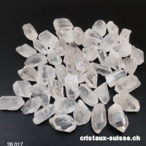 Cristal de Roche pointe brute 2 à 3 cm / 9 - 11 grammes