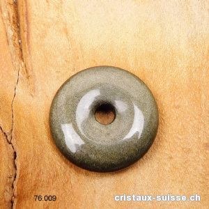 Obsidienne dorée, donut 2,8 à 3,3 cm. Qualité A