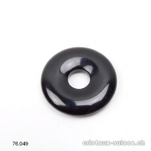 Obsidienne noire, donut 3 cm