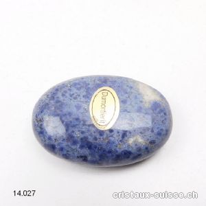 Dumortiérite, pierre anti-stress arrondie 4,5 x 3 cm
