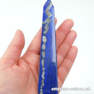 Lapis-Lazuli d'Afghanistan naturel, Obélisque 12,8 cm. Pièce unique 145,5 grammes