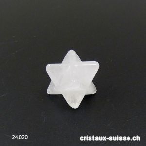 Petit Merkaba Cristal de Roche blanc.  Offre Spéciale