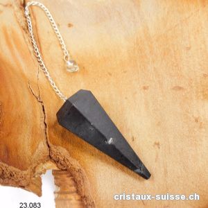 Pendule Tourmaline noire mate Schörl 4,3 - 5 cm. Offre Spéciale