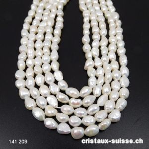 Rang Perles d'eau douce 7 - 10 mm / 36 à 37 cm. OFFRE SPECIALE