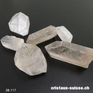 100 grammes Pointes Cristal de Roche, qual. B. OFFRE SPECIALE