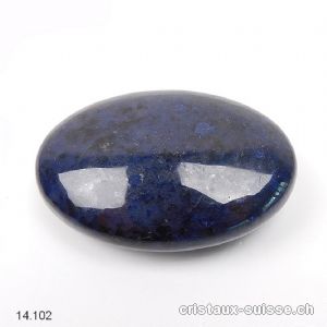 Dumortiérite, pierre anti-stress arrondie 4,5 x 3 cm. Qual. A