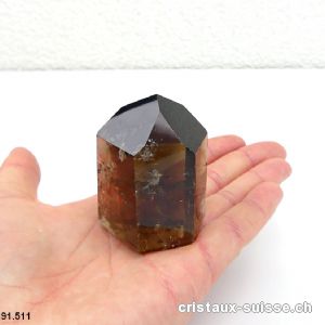 Quartz fumé poli haut. 5,5 cm. Pièce unique 122 grammes