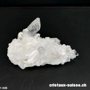 Cristal de roche, petite druse du Brésil. Pièce unique 42 grammes