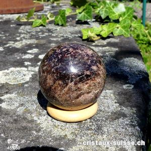 Boule Grenat Almandin 4,4 cm. Pièce unique
