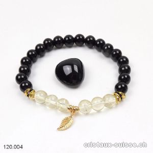 Set CHANCE - Onyx noir, Quartz Lemon. Offre Spéciale