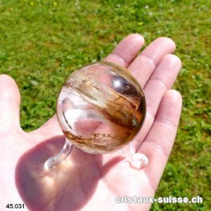Boule Cristal Lodolite  Ø 4,2 cm. Pièce unique 104 grammes