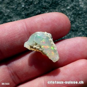 Opale brute d'Ethiopie. Pièce unique 6 carats