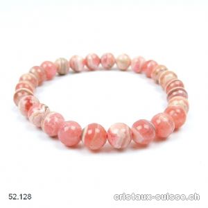 Bracelet Rhodochrosite 7 mm / 18 cm