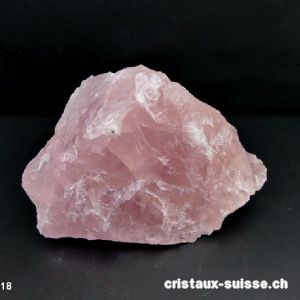 Quartz rose extra brut. Pièce unique 612 grammes