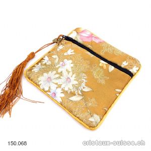 Pochette chinoise Bronze, env. 11,5 x 11,5 cm