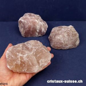 Quartz Lavande - rose brut Madagascar 610 à 640 grammes