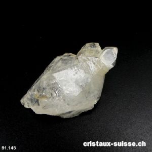 Quartz Elestial pointe brute de Suisse - Valais. Pièce unique