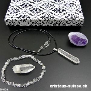 1 Set PURETÉ - Cristal de Roche. Offre Spéciale