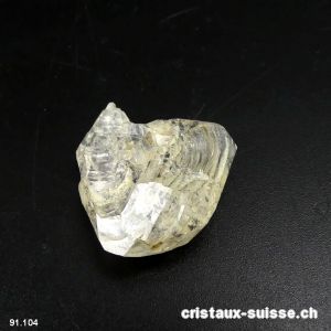 Quartz fenêtre, Suisse - Valais 2,6 x 2,2 x 0,9 cm. Pièce unique