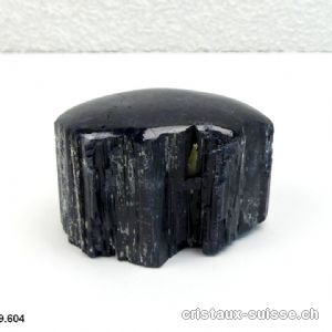 Tourmaline noire brute, dessus poli. Pièce unique 270 grammes