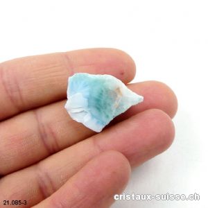 Larimar 1 face polie. Petite pièce unique 3 grammes