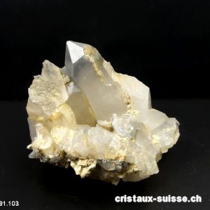 Quartz Suisse à inclusions de Schiste. Pièce unique