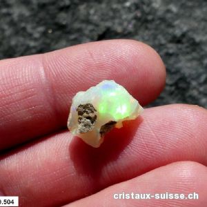 Opale brute d'Ethiopie. Pièce unique 3,7 carats