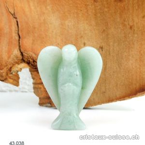 Ange Aventurine verte claire 3,7 - 3,9 cm