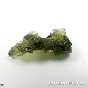 Moldavite 2 x 1,2 x 0,6 cm. Pièce unique 3,7 carats