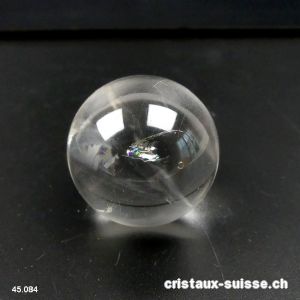 Boule Cristal de Roche 2,7 cm. Pièce unique