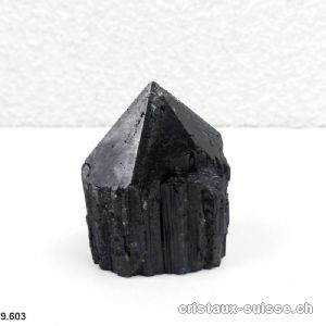 Tourmaline noire pointe polie. Pièce unique.