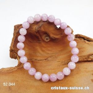 Bracelet Kunzite 8 mm / 18 cm. Qual. A