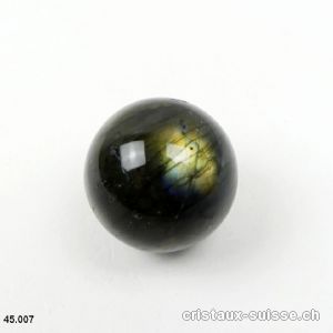 Boule Labradorite Ø 2,6 cm. Pièce unique