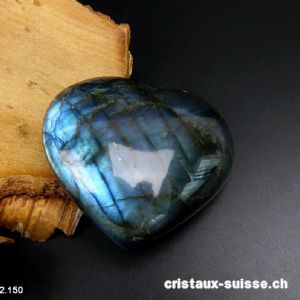 Coeur Labradorite. Pièce unique 127 grammes