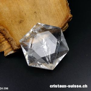 Sceau de Salomon Cristal de Roche, diagonale 4,6 cm. Pièce unique