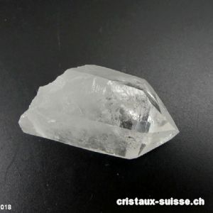 Cristal de roche pointe brute 4,8 cm. Pièce unique 34 grammes