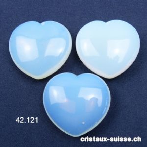 Coeur Opaline - Opalite 4,2 x 4 x 1,5 cm. OFFRE SPECIALE