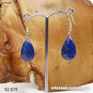 Boucles d'oreilles Goutte Lapis-Lazuli 2 cm. Offre Spéciale