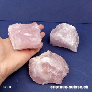 Quartz rose brut Extra 360 à 400 grammes