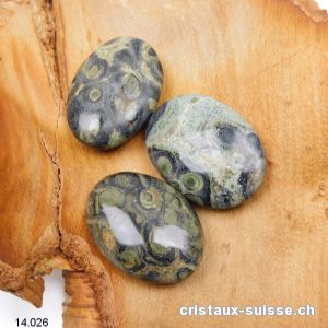 Eldarite - Rhyolite Kamamba anti-stress arrondie 4 - 4,5 x 2,5 - 3 cm. OFFRE SPECIALE